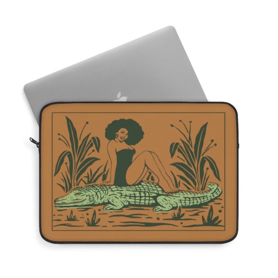 Gator Chick Laptop Sleeve - The Trini Gee