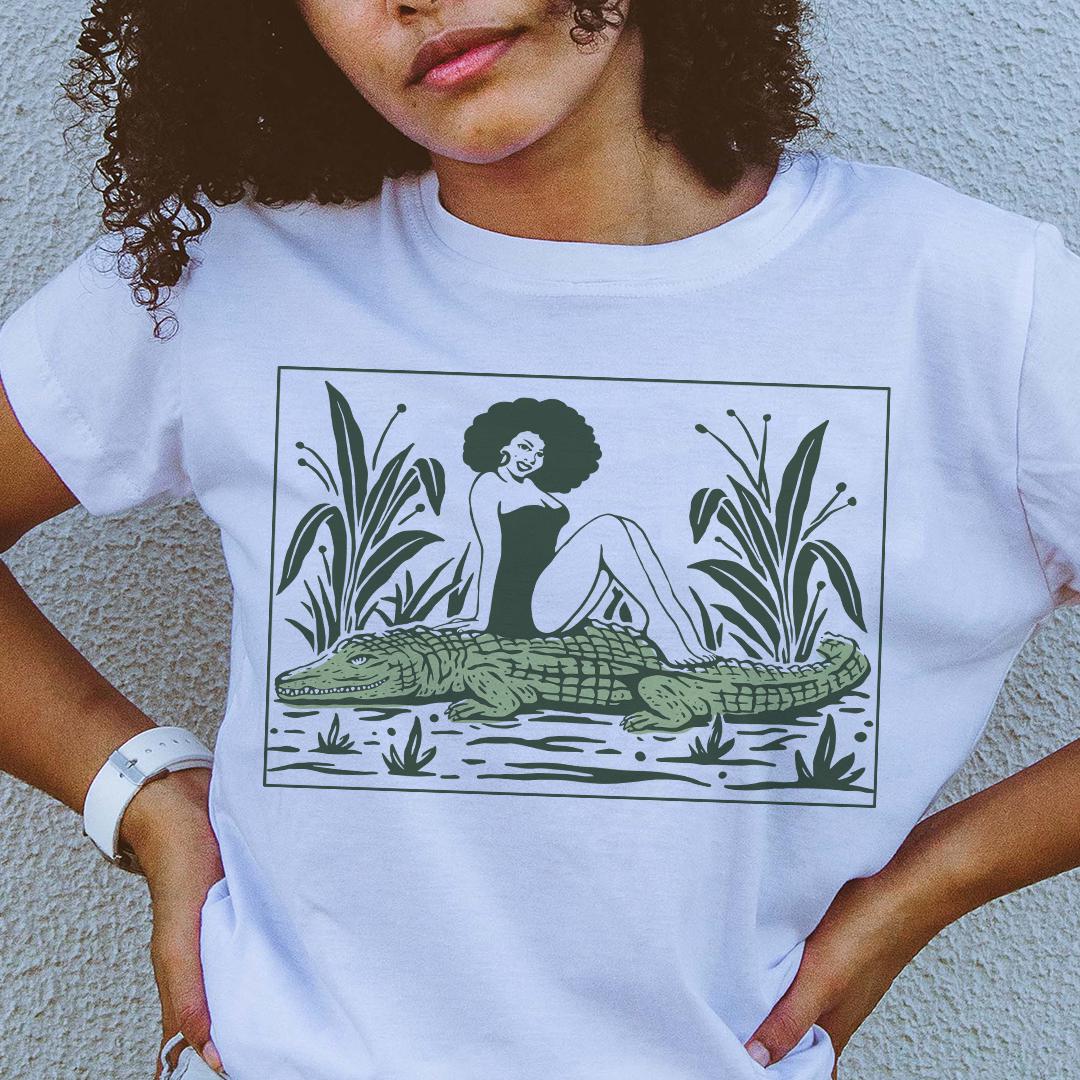 Gator Chick Shirt - The Trini Gee