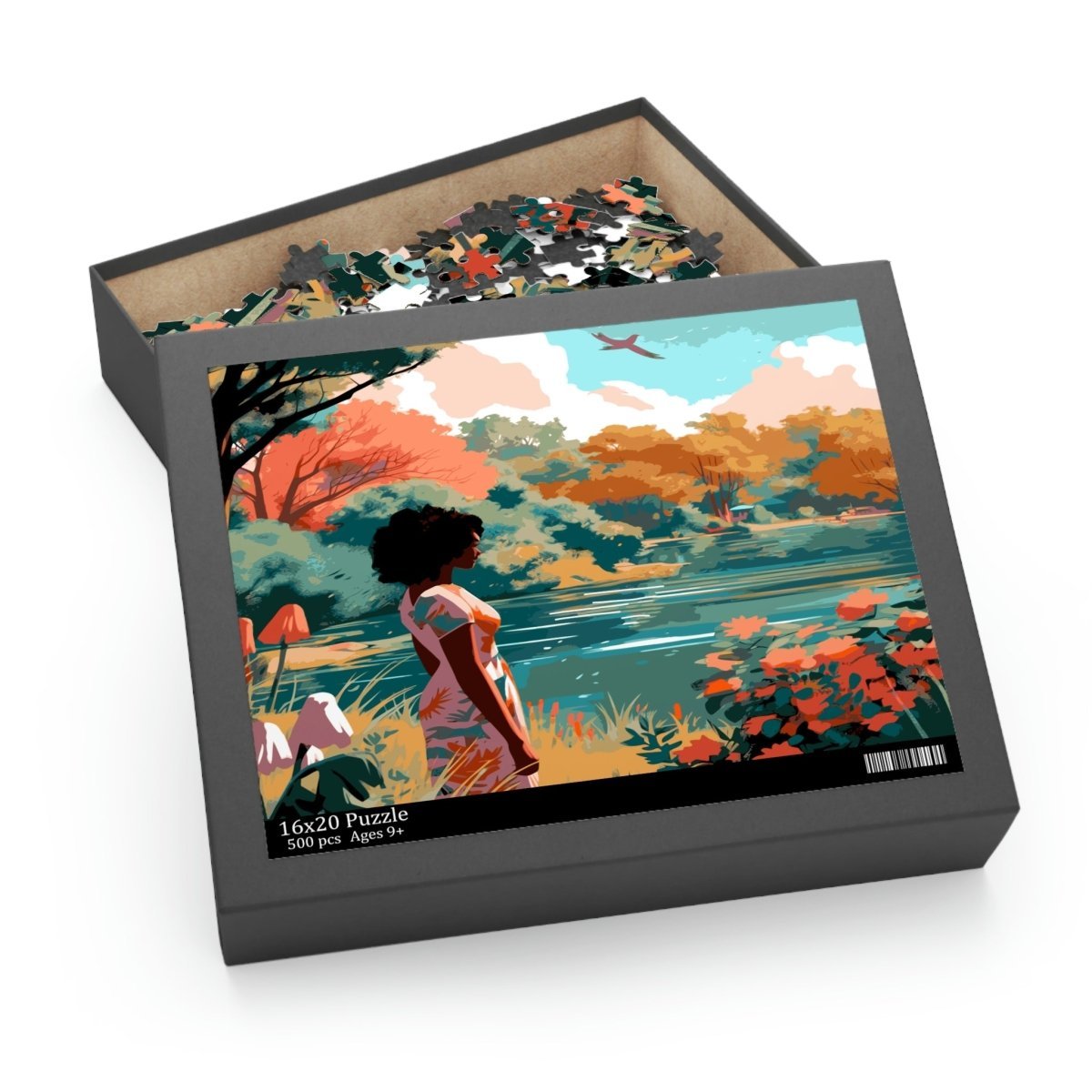 Girl at the Lake Puzzle - The Trini Gee