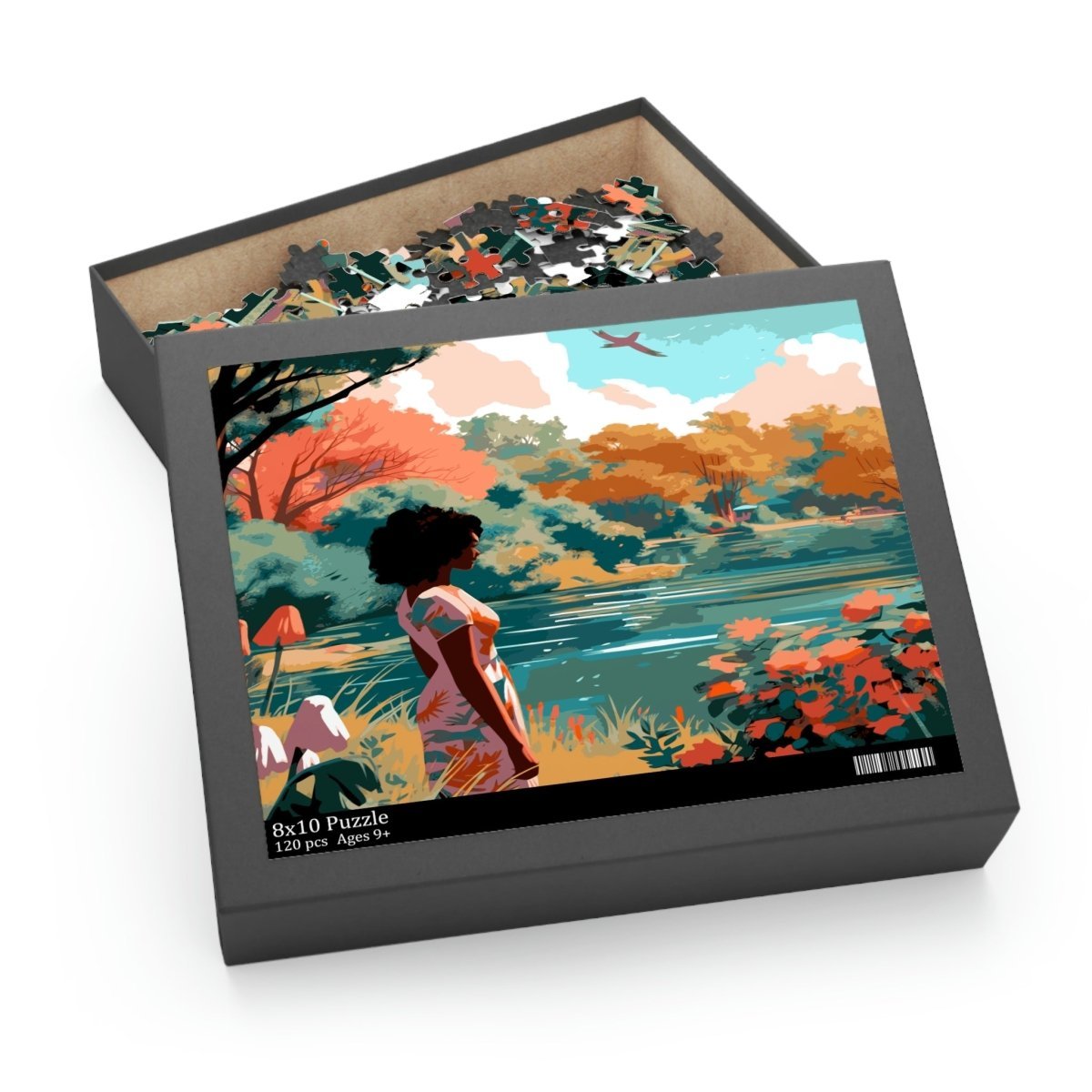 Girl at the Lake Puzzle - The Trini Gee