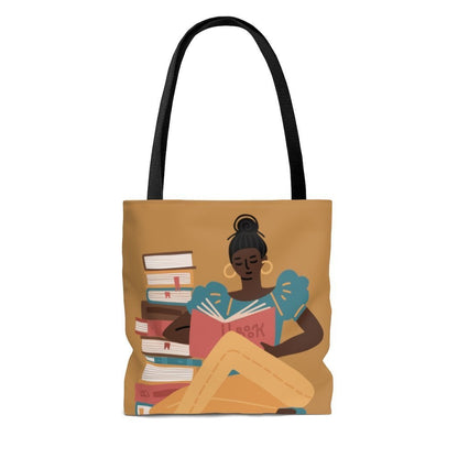 Girl Reading Tote Bag - The Trini Gee