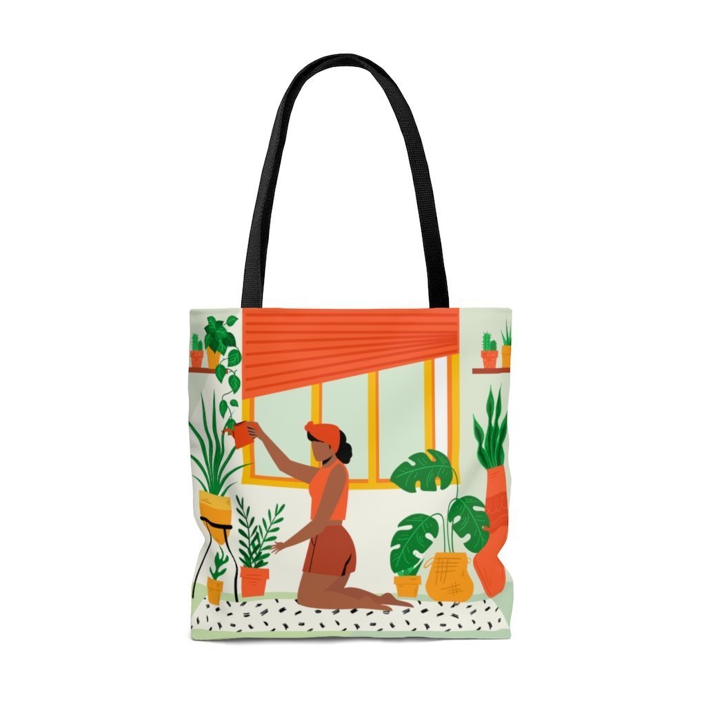 Green Life Tote Bag - The Trini Gee