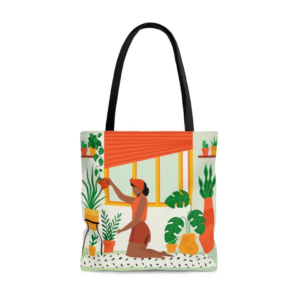 Green Life Tote Bag - The Trini Gee