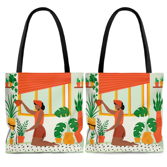 Green Life Tote Bag - The Trini Gee