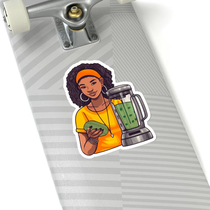 Green Smoothie Sticker - The Trini Gee