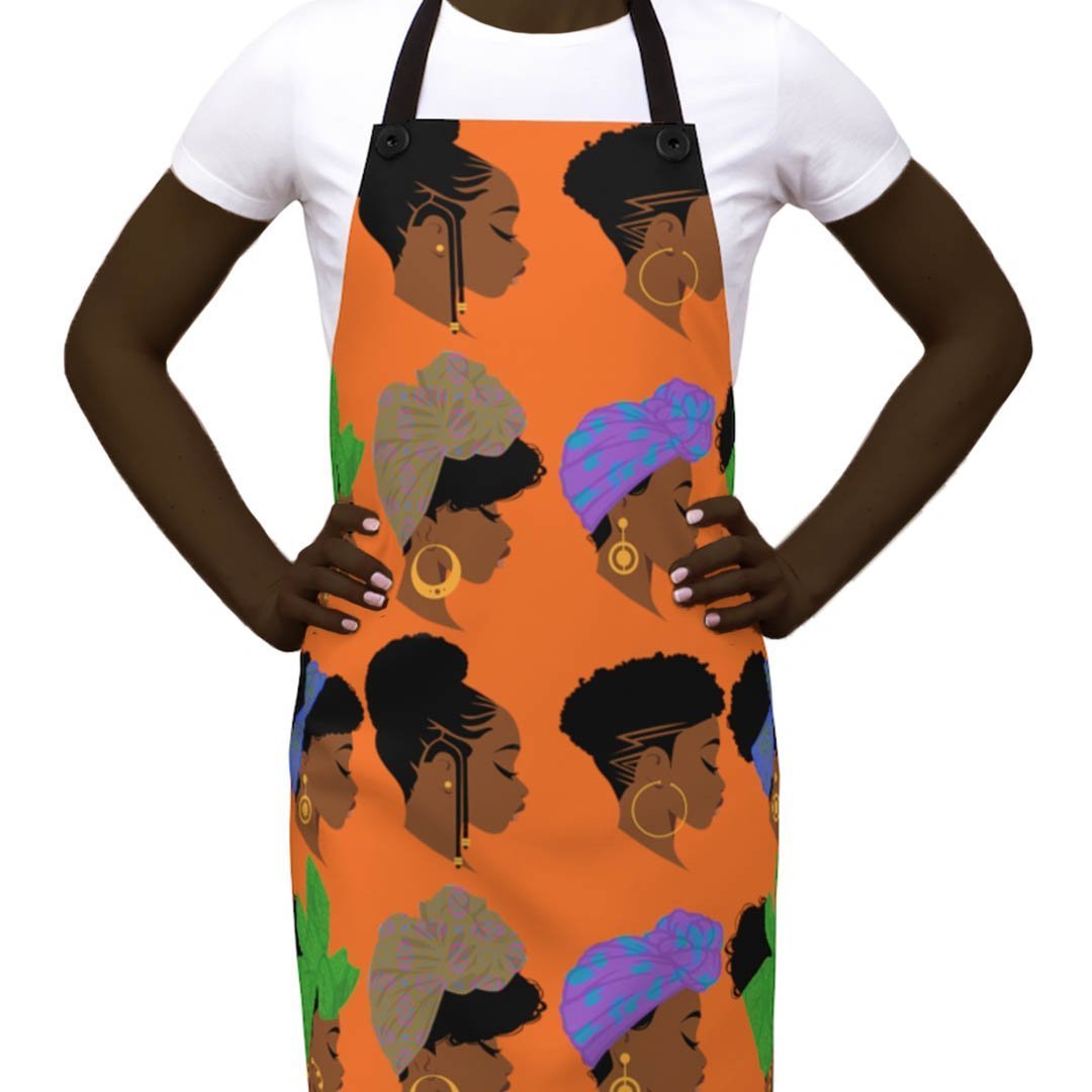Headwraps Apron - The Trini Gee