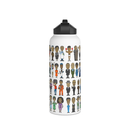 History Icons 32oz Water Bottle - The Trini Gee