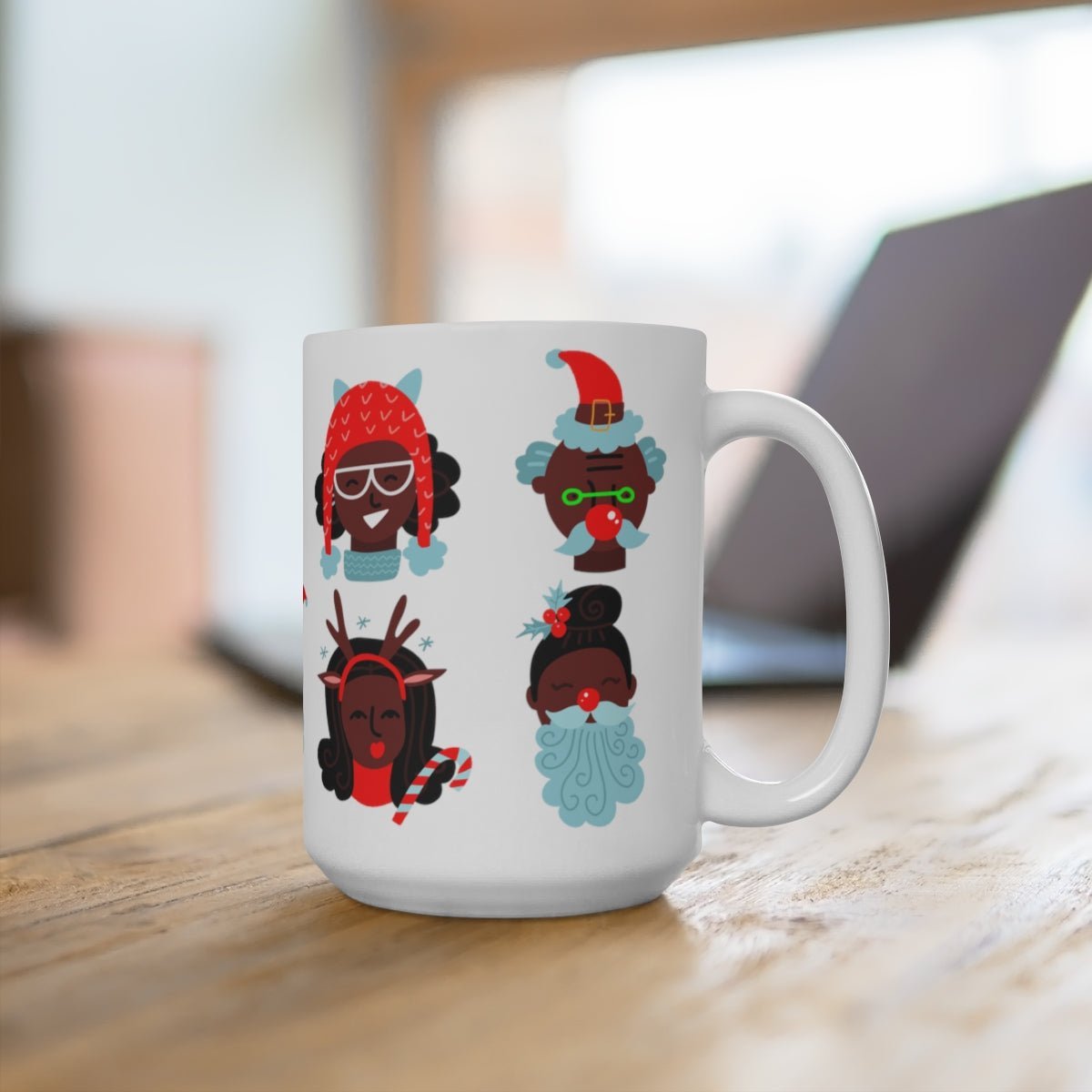 Holiday Heads Mug - The Trini Gee