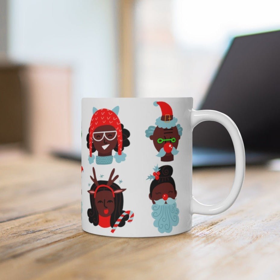 Holiday Heads Mug - The Trini Gee