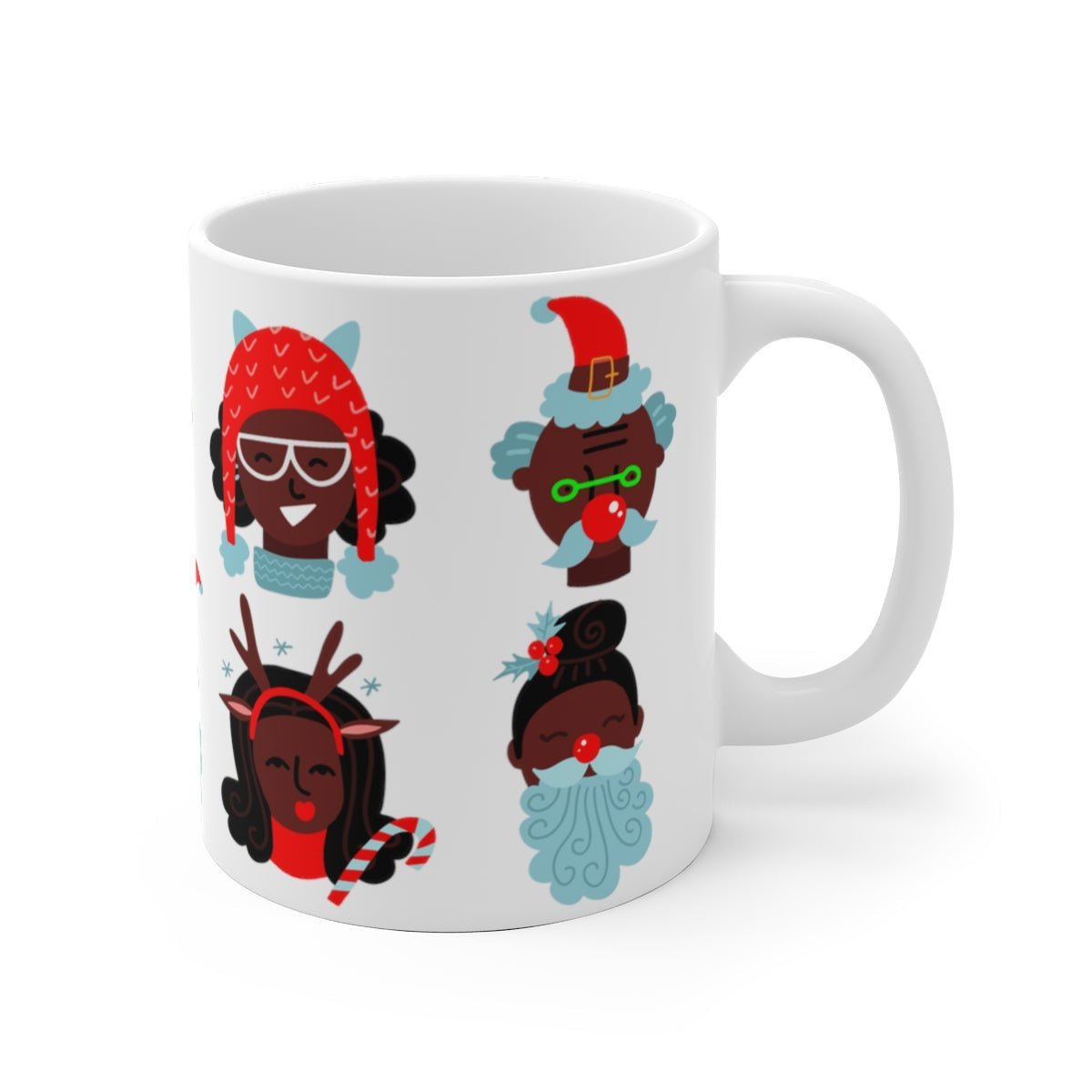 Holiday Heads Mug - The Trini Gee