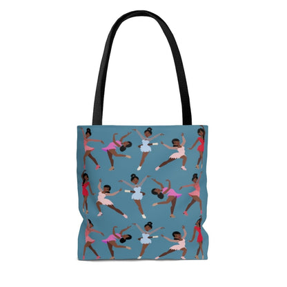Ice Skaters Tote Bag - The Trini Gee