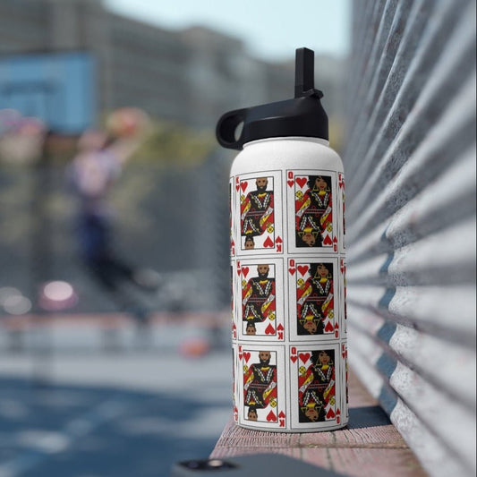 King Queen 32oz Water Bottle - The Trini Gee