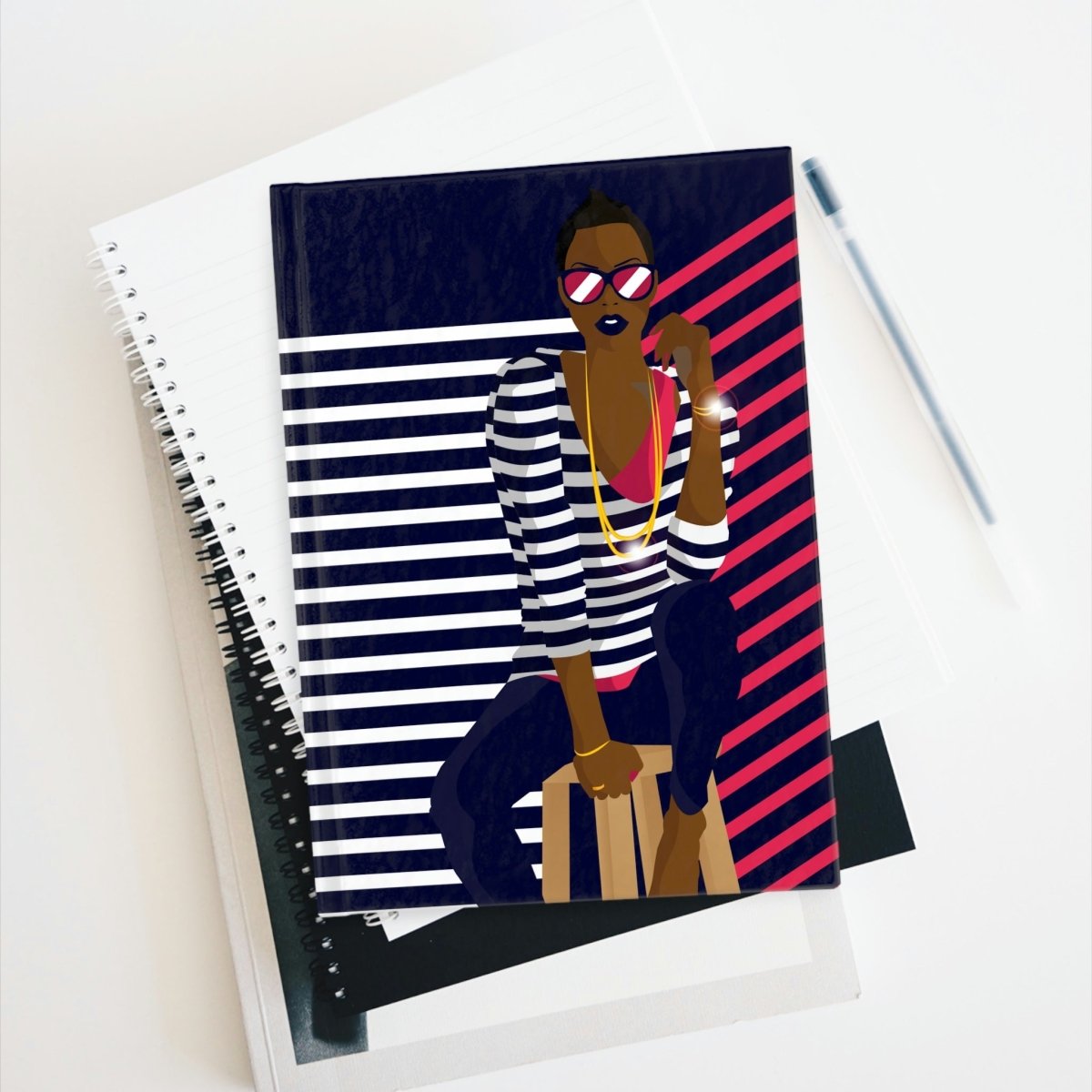 Lined Woman Journal - The Trini Gee