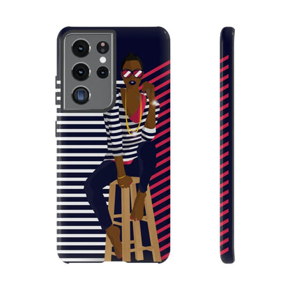 Lined Woman Phone Case - The Trini Gee