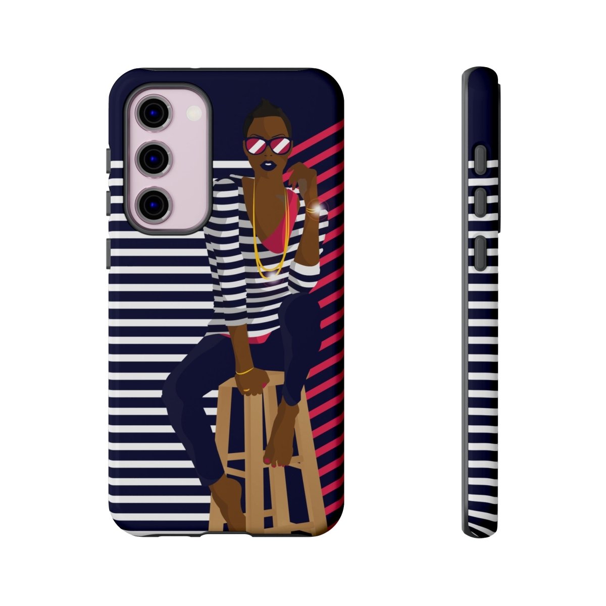 Lined Woman Phone Case - The Trini Gee