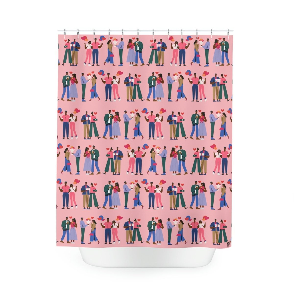 Love Couples Shower Curtain - The Trini Gee