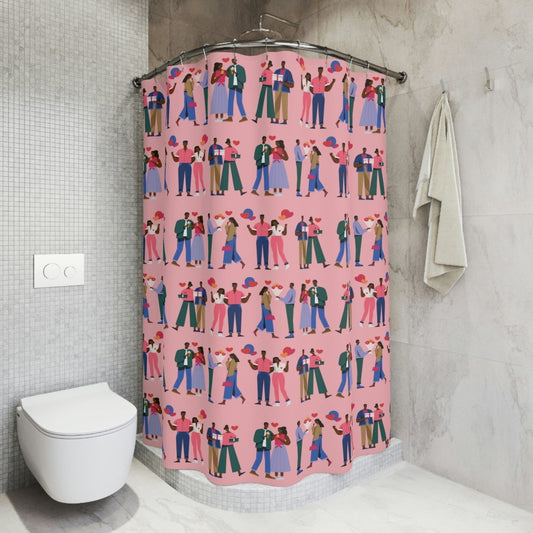 Love Couples Shower Curtain - The Trini Gee