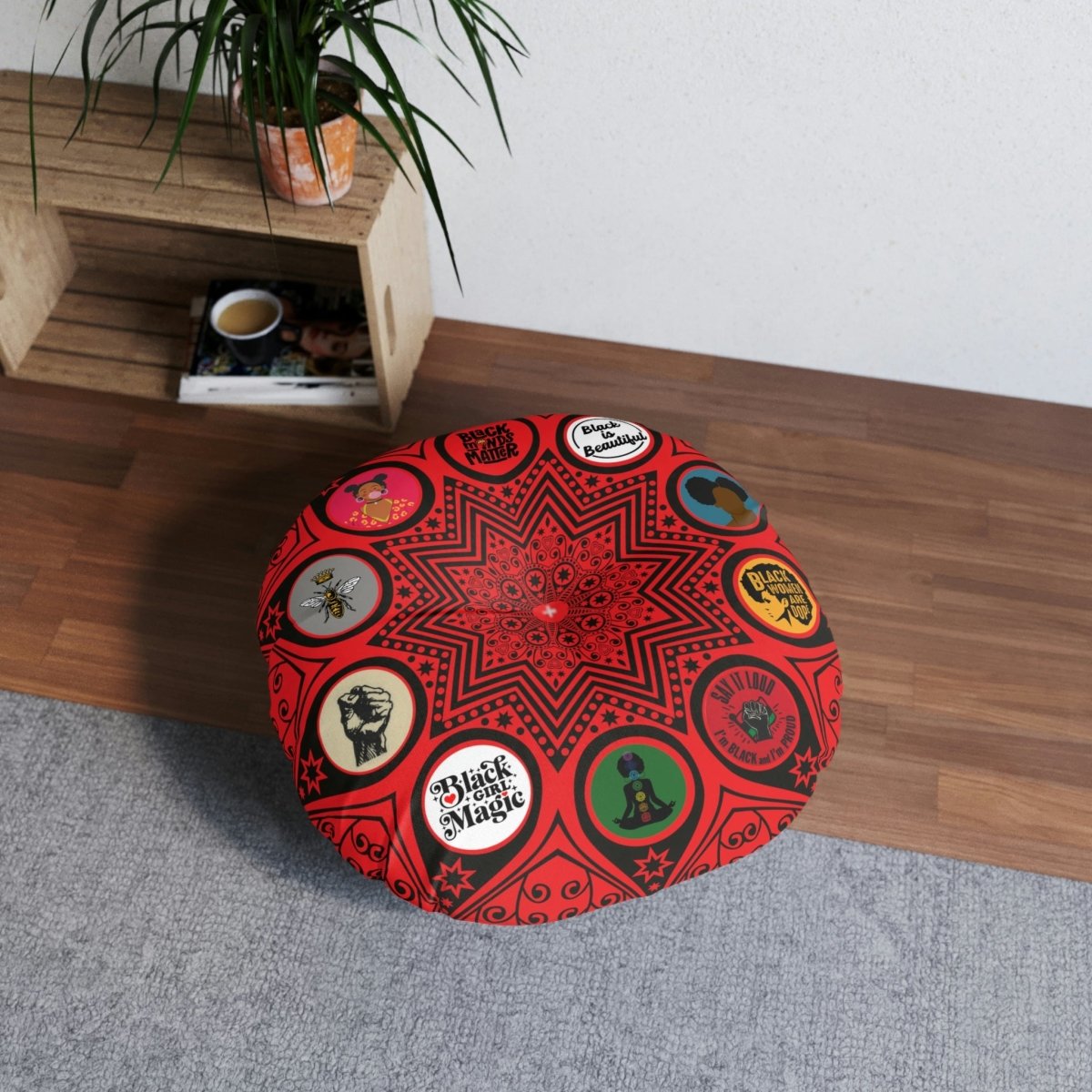 Magic Mandala Floor Pillow - The Trini Gee