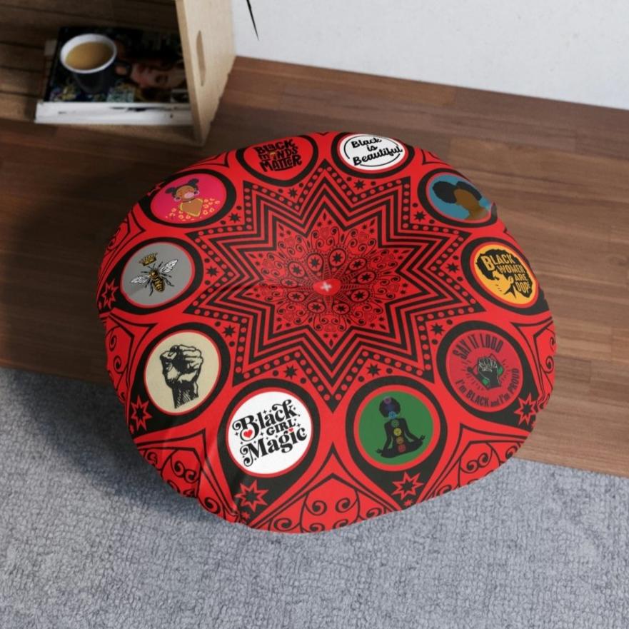 Magic Mandala Floor Pillow - The Trini Gee
