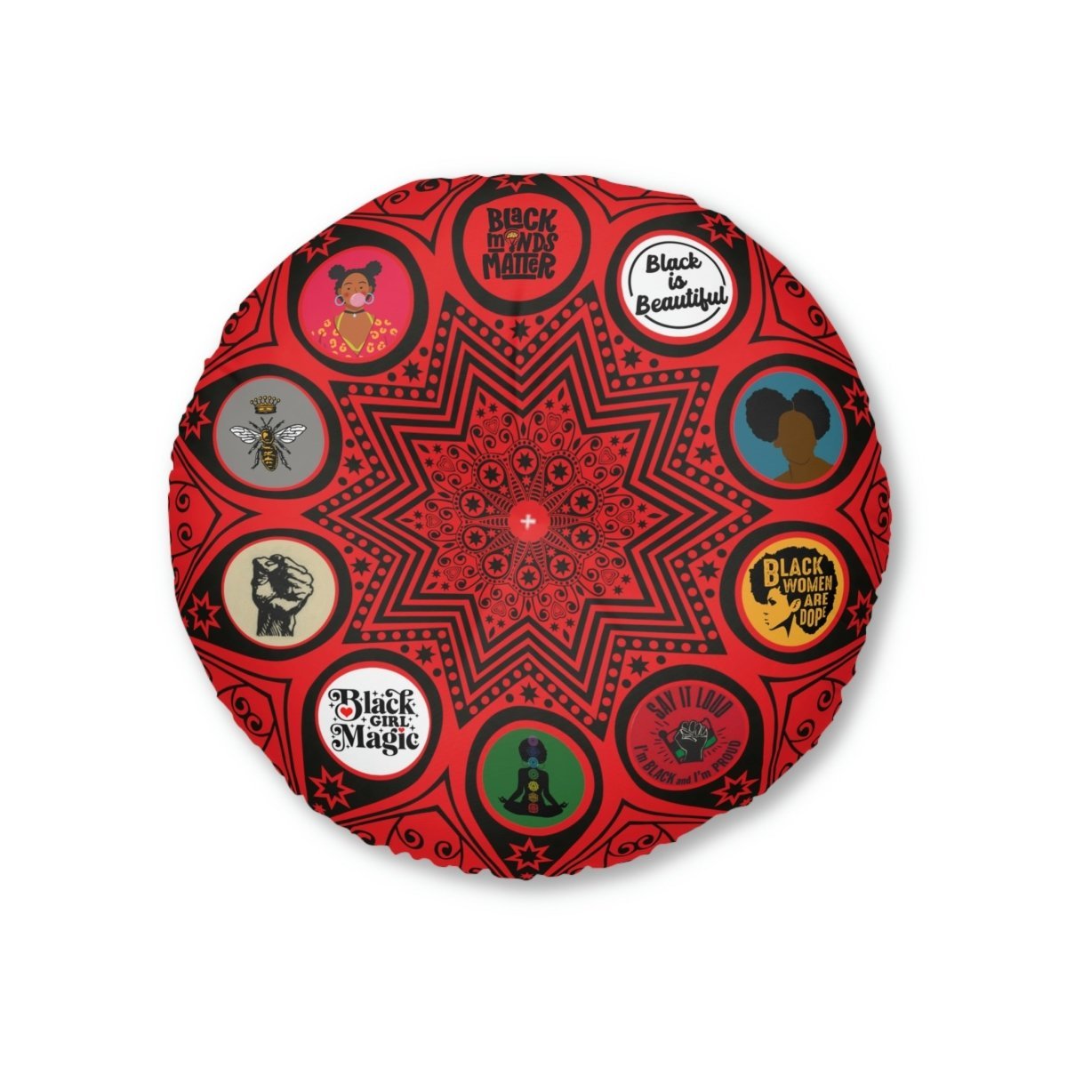 Magic Mandala Floor Pillow - The Trini Gee