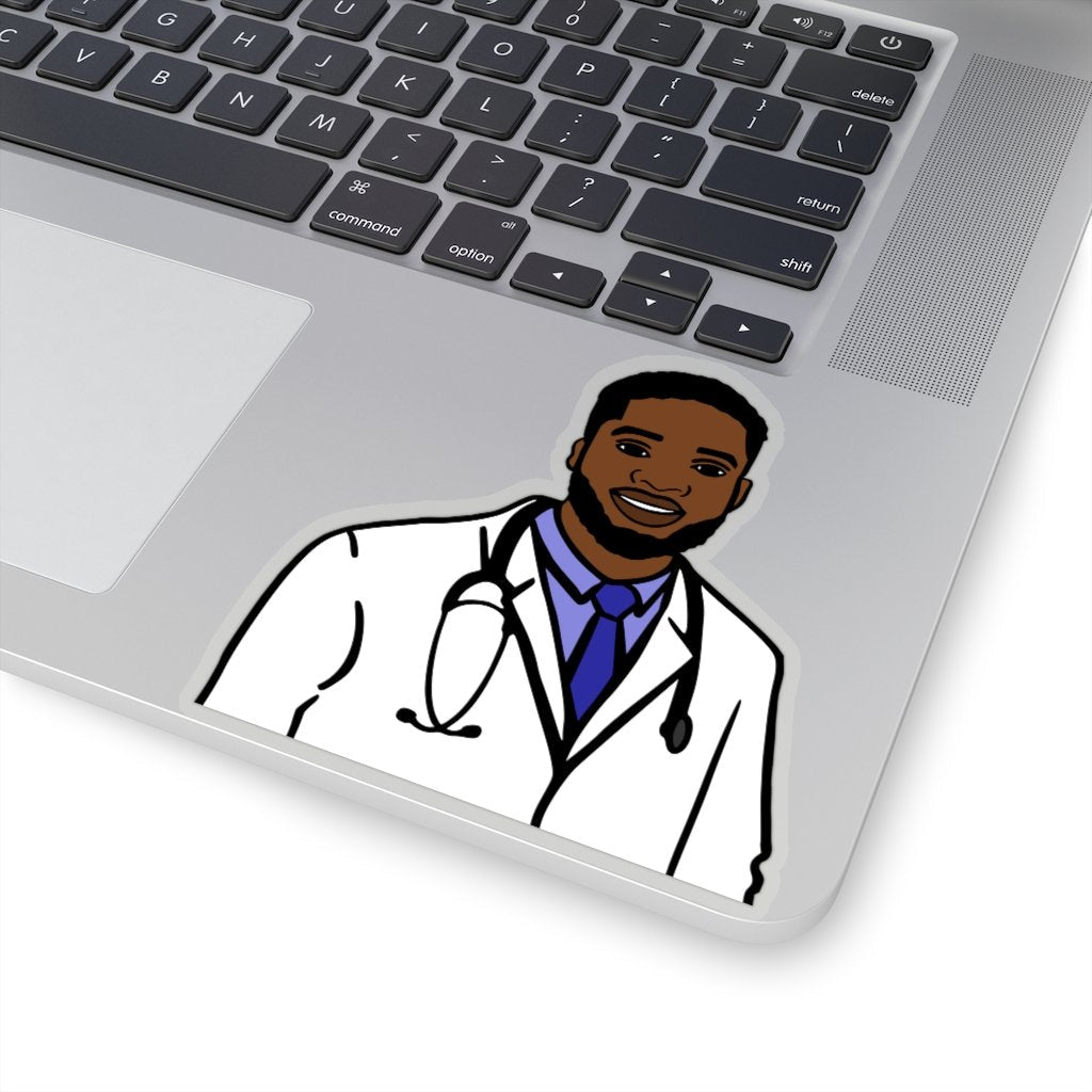 Male Doctor Sticker - The Trini Gee