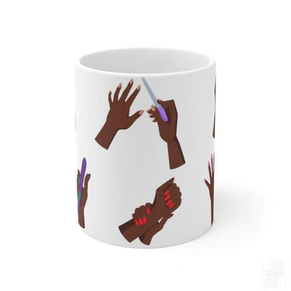 Manicured Hands Mug - The Trini Gee