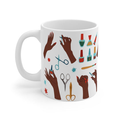 Manicured Hands Mug - The Trini Gee
