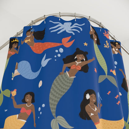 Mermaids Shower Curtain - The Trini Gee