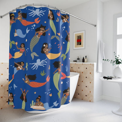 Mermaids Shower Curtain - The Trini Gee