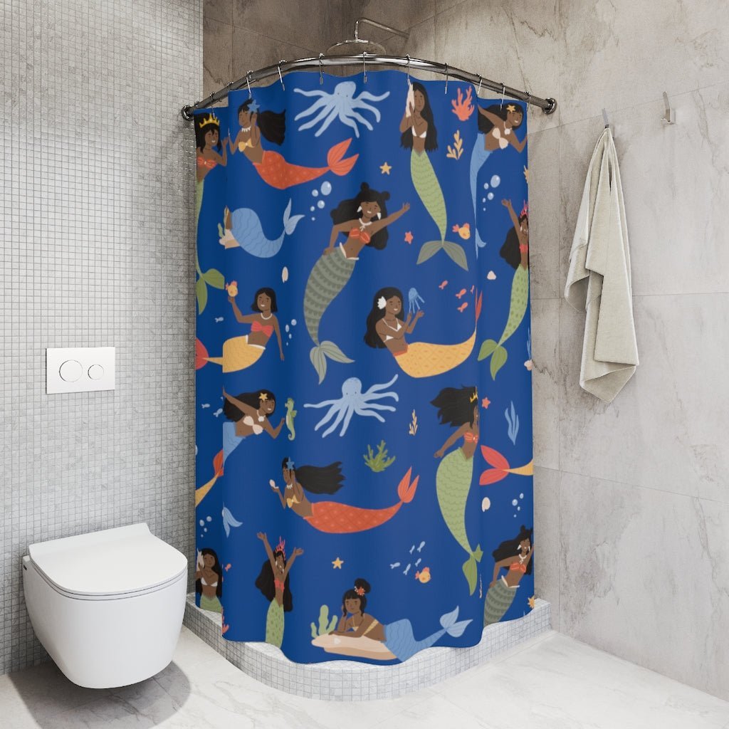 Mermaids Shower Curtain - The Trini Gee