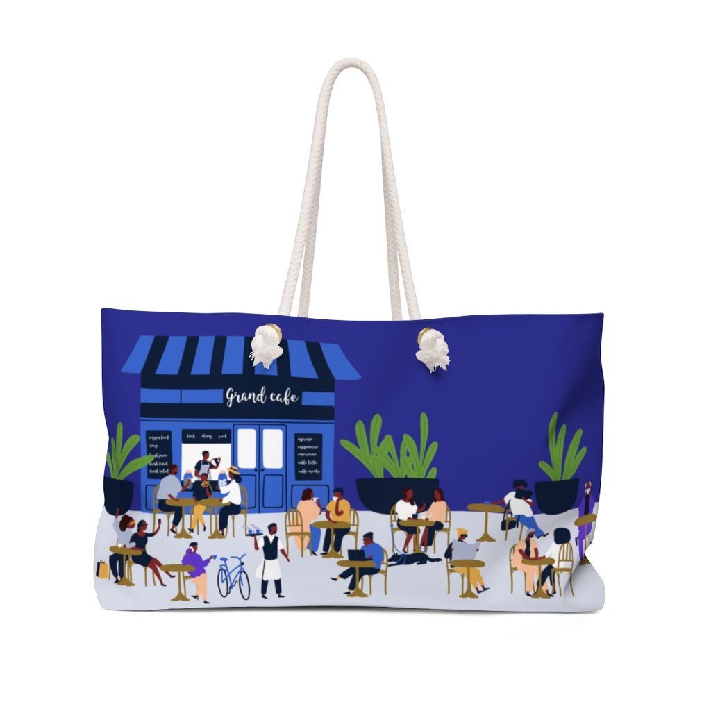 Outdoor Cafe Weekender Bag - The Trini Gee