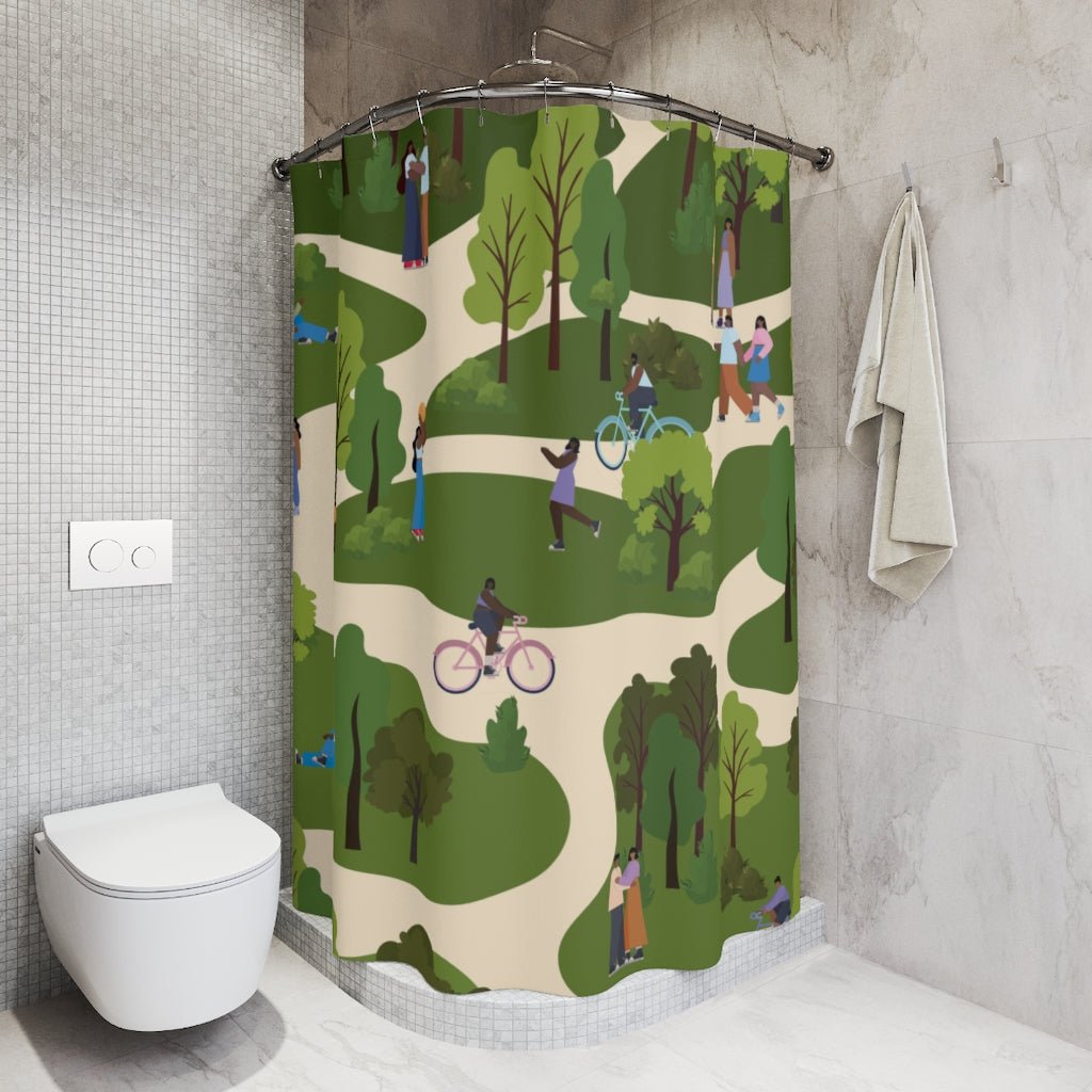 Park People Shower Curtain - The Trini Gee
