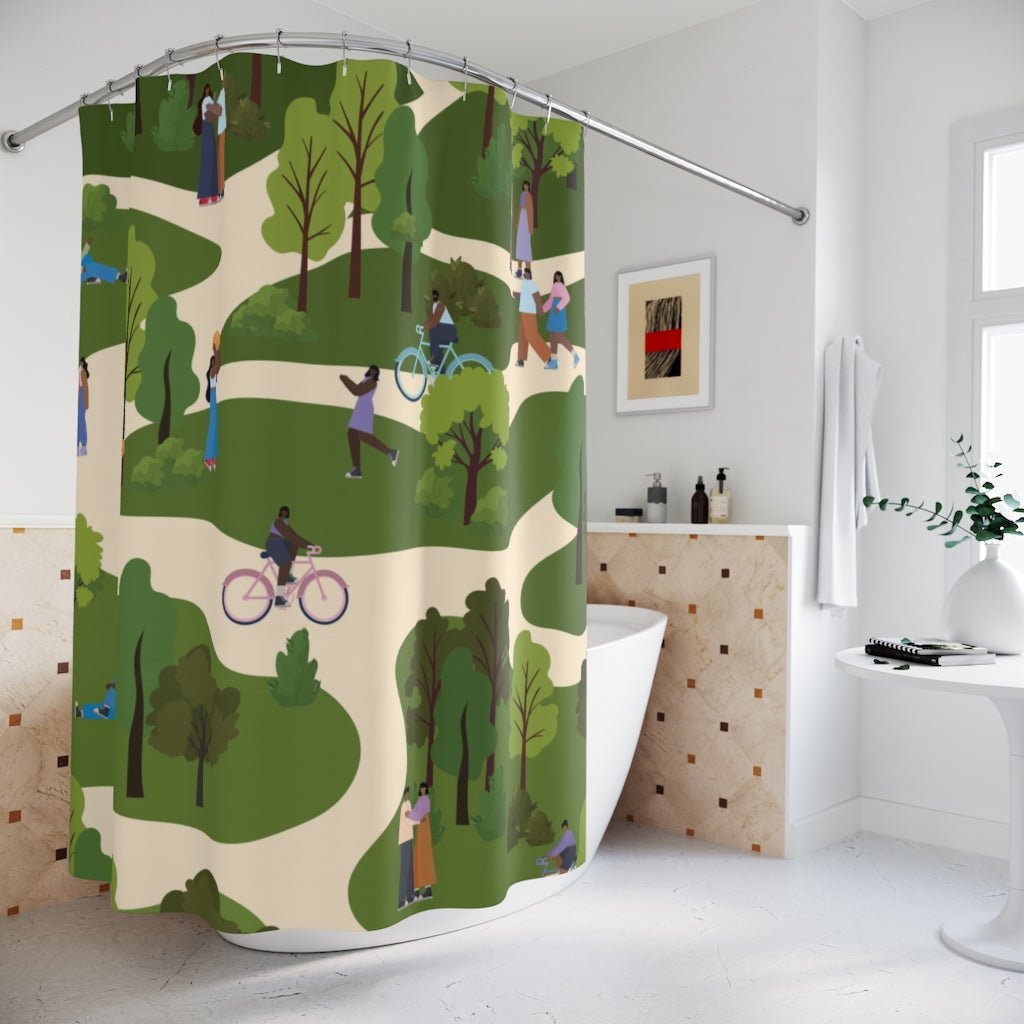 Park People Shower Curtain - The Trini Gee