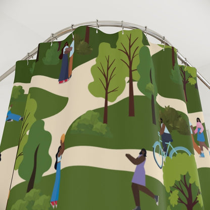 Park People Shower Curtain - The Trini Gee