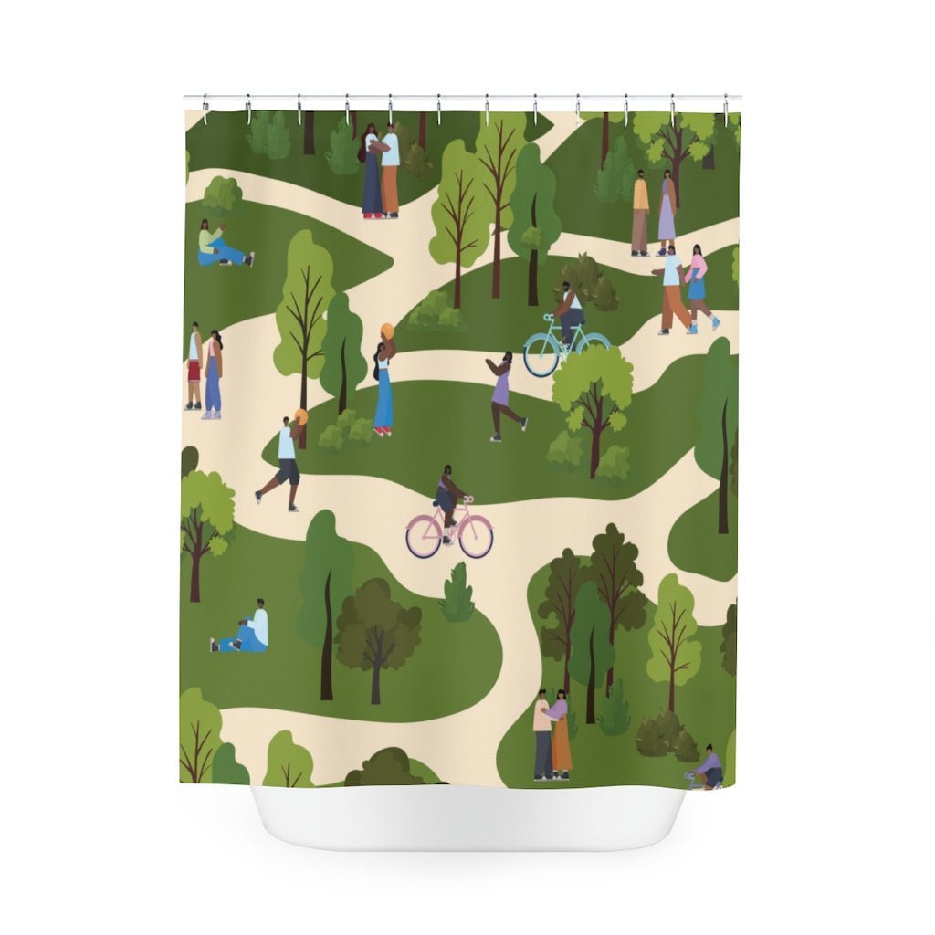 Park People Shower Curtain - The Trini Gee