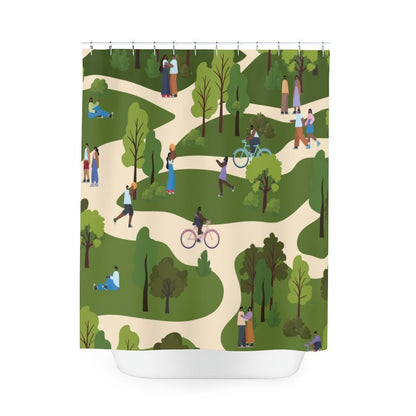 Park People Shower Curtain - The Trini Gee