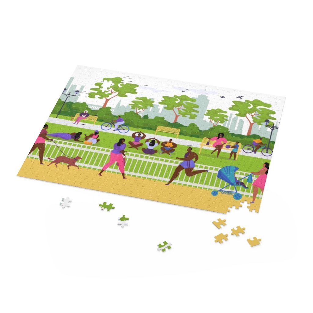 Park Scene Puzzle - The Trini Gee