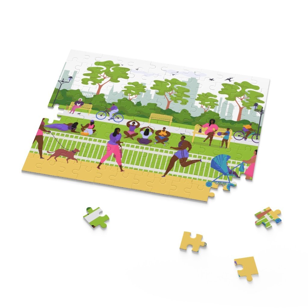 Park Scene Puzzle - The Trini Gee