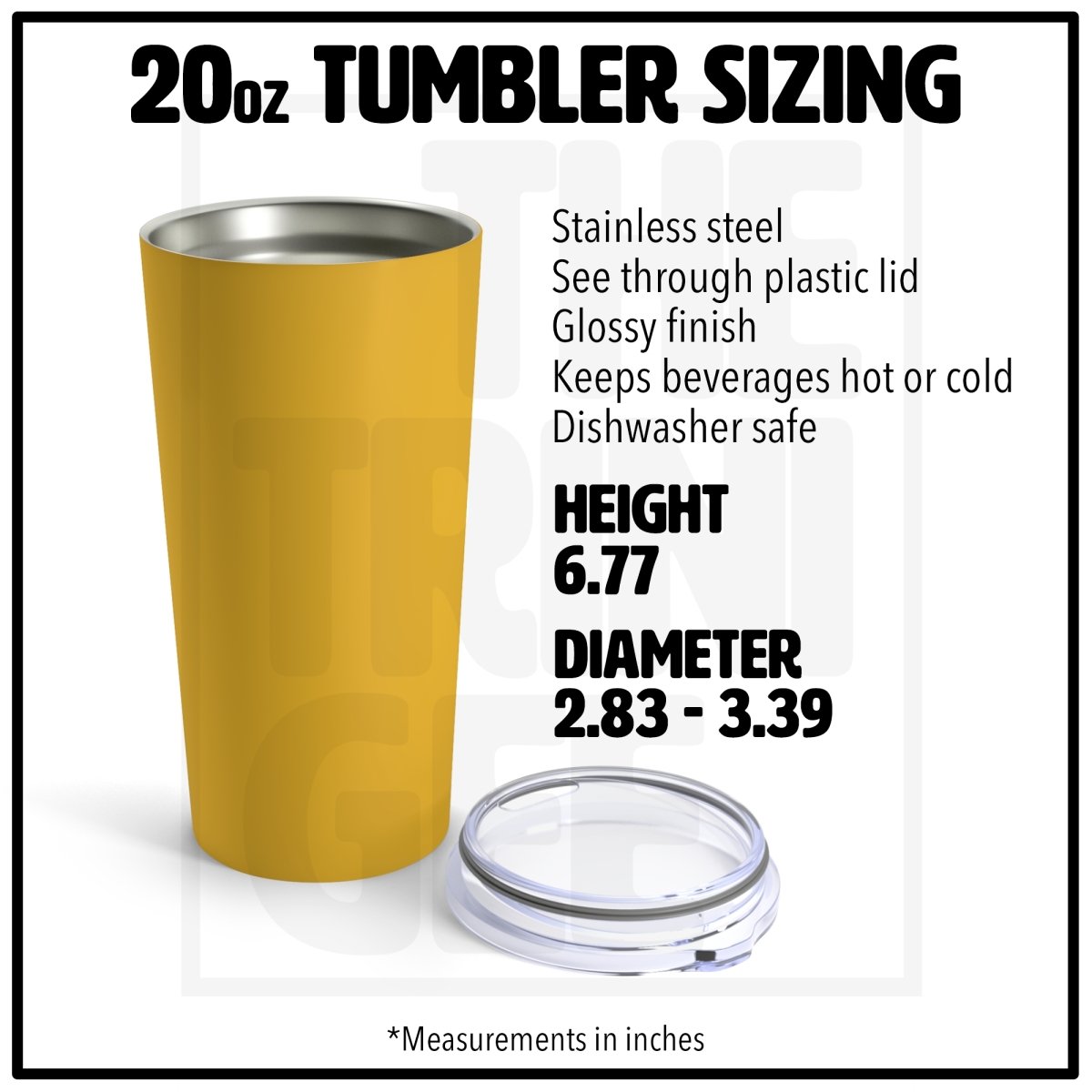 Piano Hands 20oz Tumbler - The Trini Gee