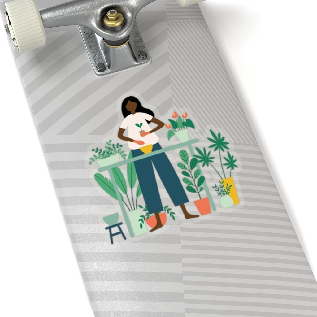 Plant Lady Kiss-Cut Stickers - The Trini Gee