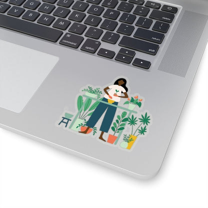 Plant Lady Kiss-Cut Stickers - The Trini Gee