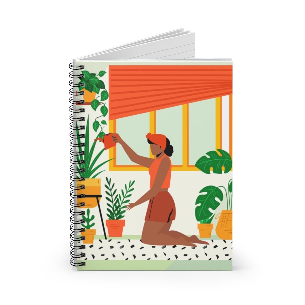 Plant Lady Spiral Notebook - The Trini Gee