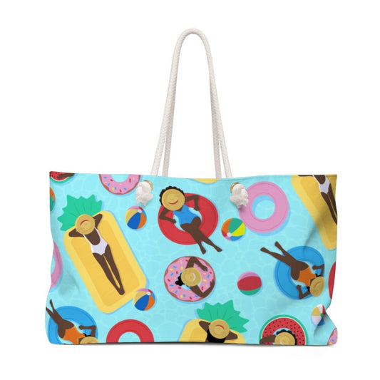 Pool Floats Weekender Bag - The Trini Gee