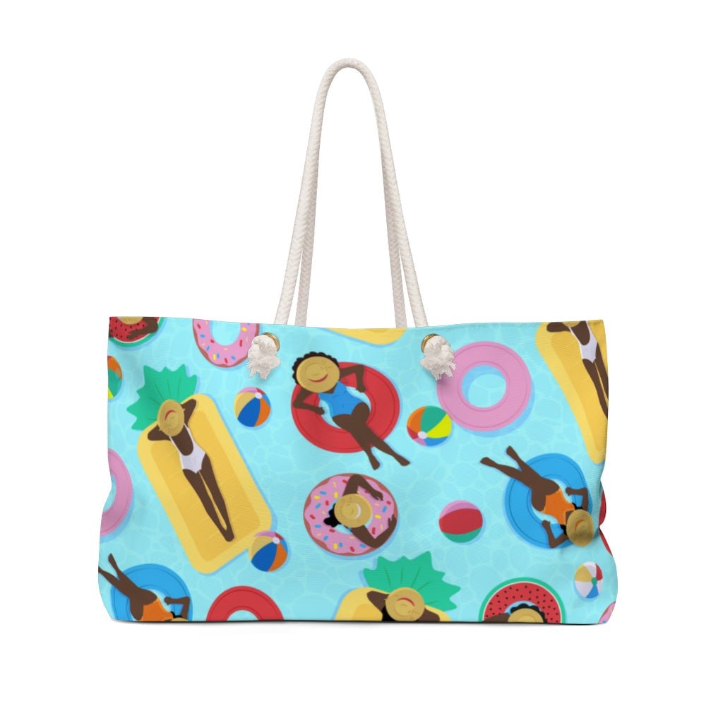 Pool Floats Weekender Bag - The Trini Gee
