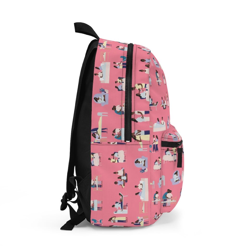 Pregnancy Pink Backpack - The Trini Gee