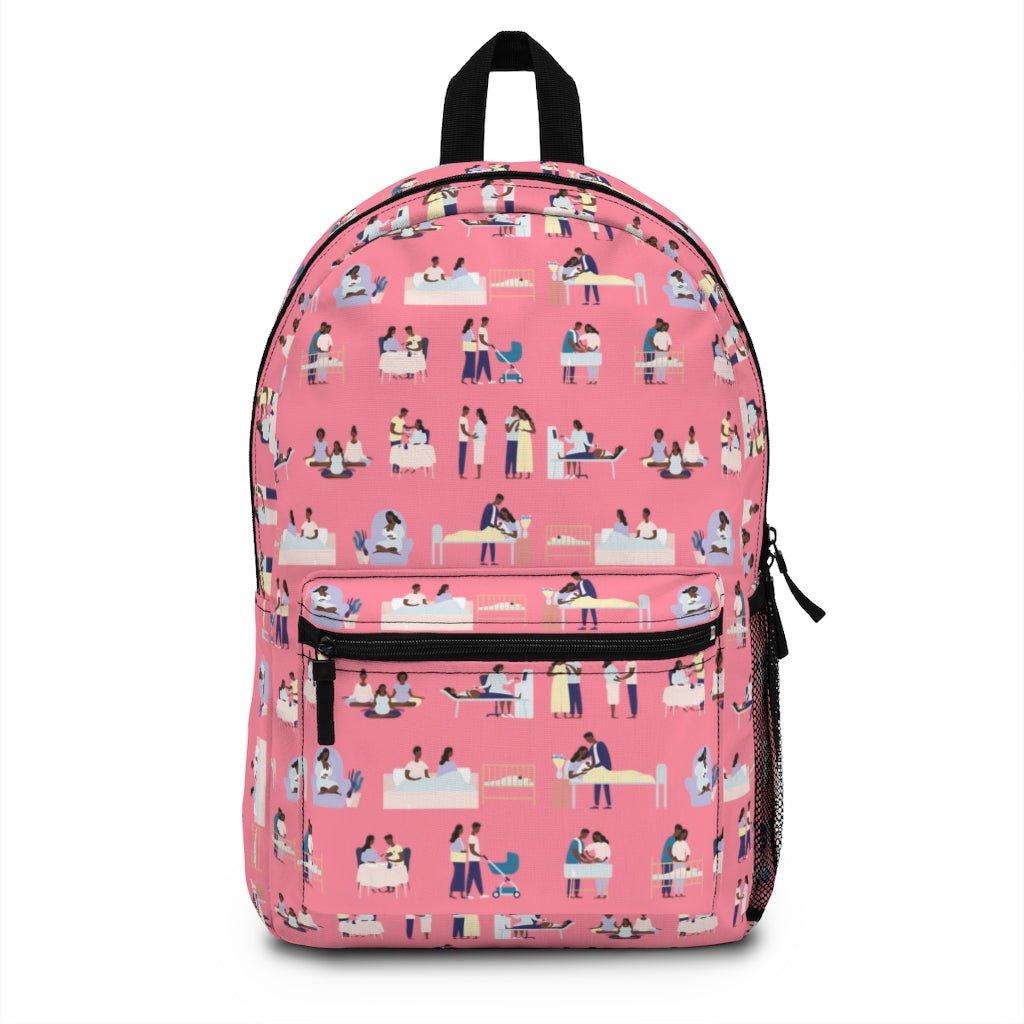 Pregnancy Pink Backpack - The Trini Gee