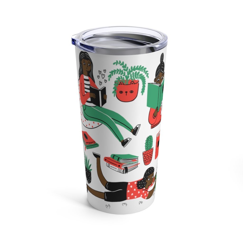 Readers and Plants 20oz Tumbler - The Trini Gee