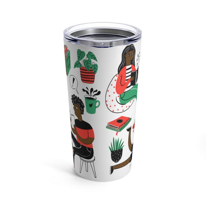 Readers and Plants 20oz Tumbler - The Trini Gee