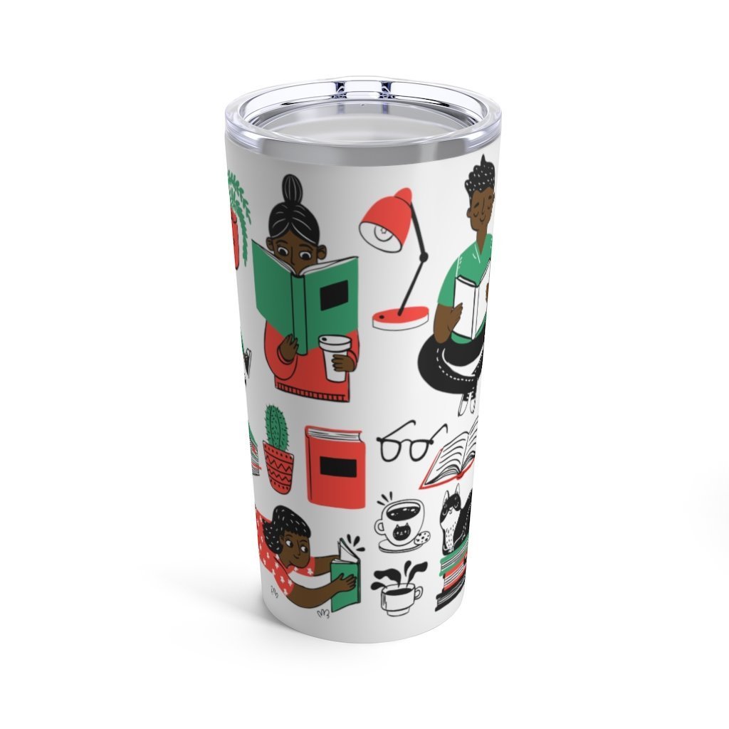 Readers and Plants 20oz Tumbler - The Trini Gee