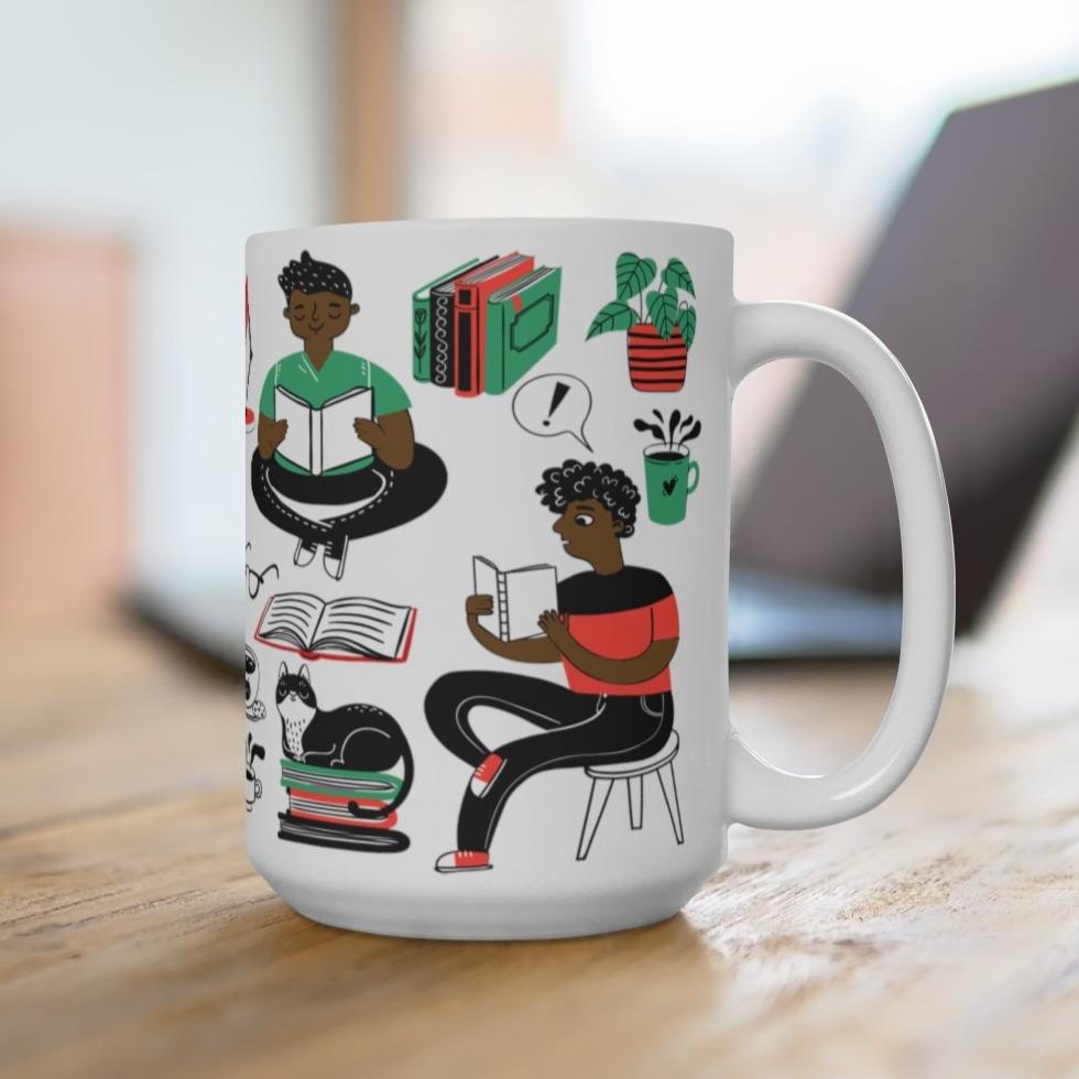 Readers and Plants Mug - The Trini Gee
